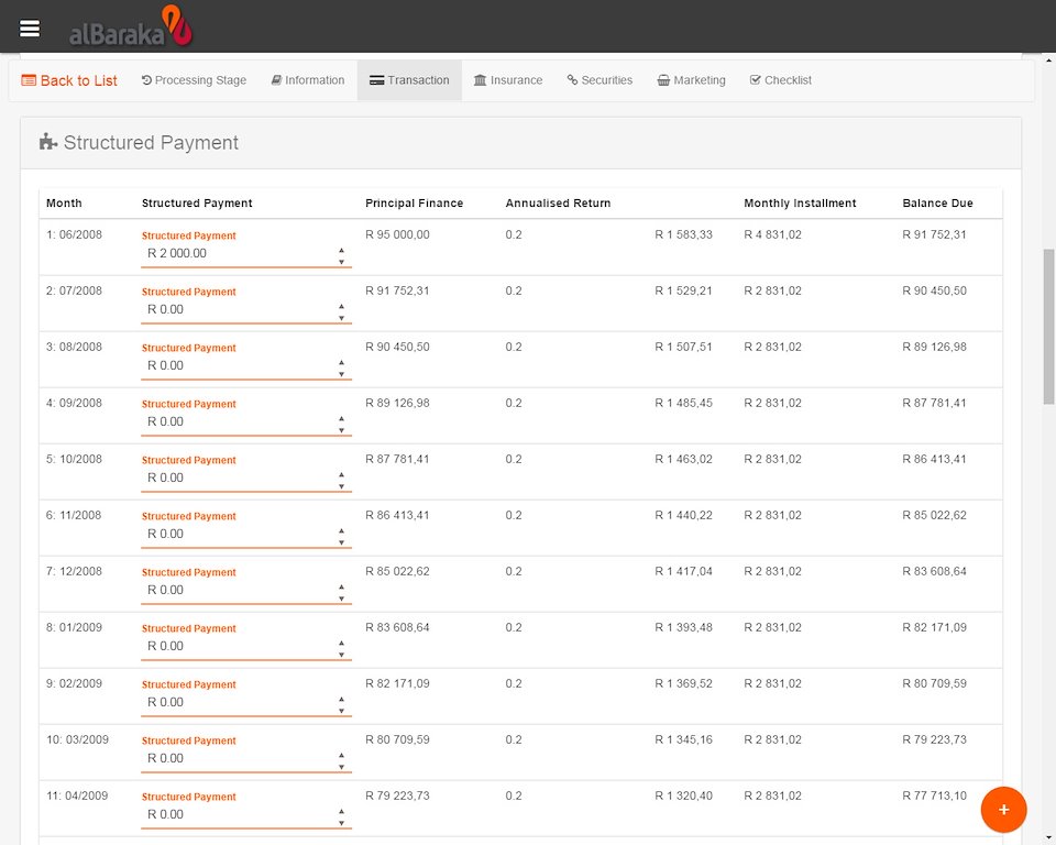 Batched Installment Calculations