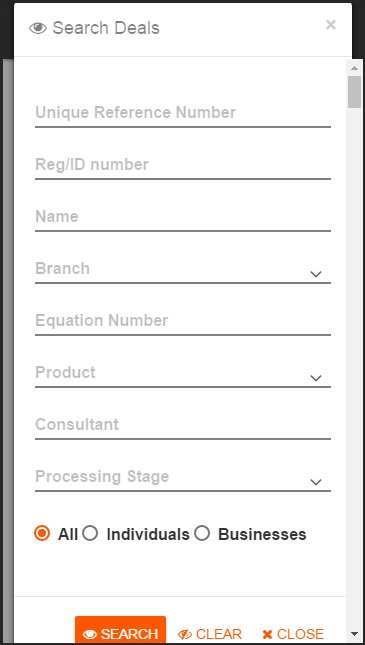 Search Filtering