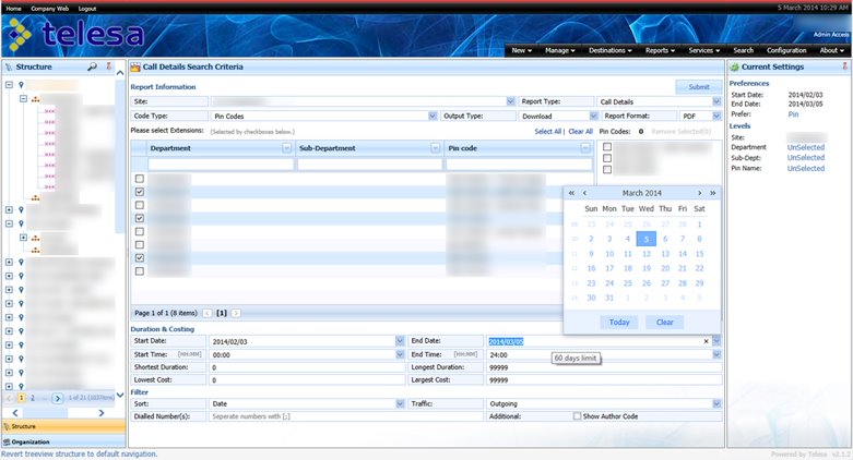 BMS - Audit Log Search